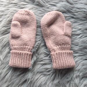 Soft Pink Children's Mittens